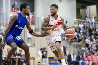 Bryan Colon a de nouveau été très prolifique pour Pully Lausanne KEYSTONE/CYRIL ZINGARO